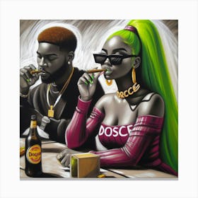 Sexy Couple 3 Canvas Print