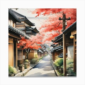 Kyoto Street Canvas Print