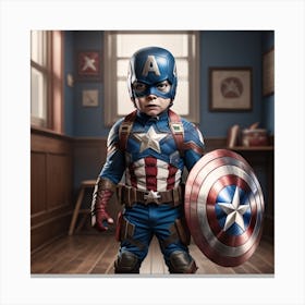 Captain America Canvas Print