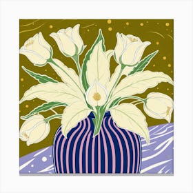 Tulips In A Vase 3 Canvas Print