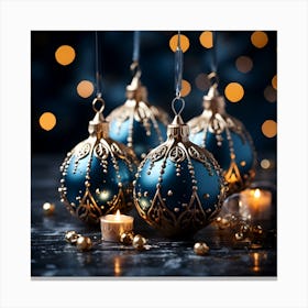 Christmas Ornaments 26 Canvas Print