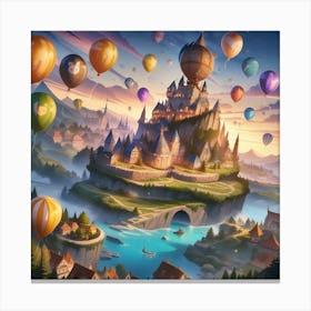 Castle In The Sky Canvas Print