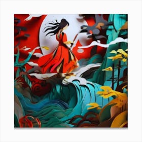 Girl Design Art Canvas Print