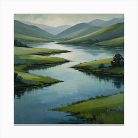 River Valley Canvas Print