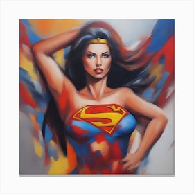 Superwoman Canvas Print