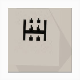 Minecraft Icon Canvas Print