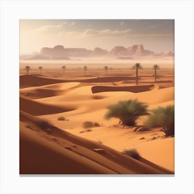 Desert Landscape 99 Canvas Print