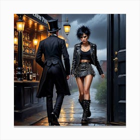 Man And A Woman Canvas Print