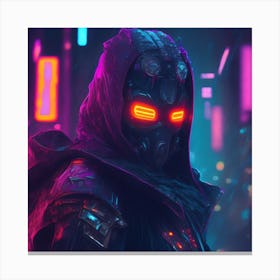 Cyborg cuberpunk Canvas Print