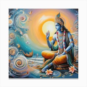 Lord Krishna 10 Canvas Print
