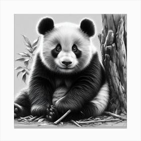 Panda Bear 4 Canvas Print