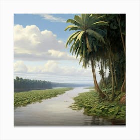 Amazon River Canvas Print
