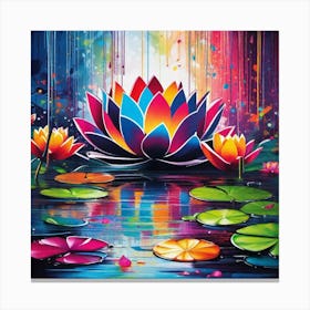 Lotus Lily 4 Canvas Print