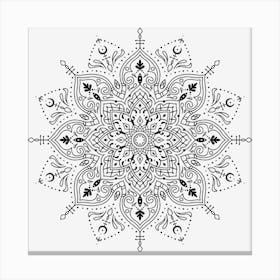 Henna Mandala 10 Canvas Print