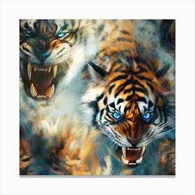 Brown Tiger Canvas Print