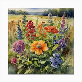 Wildflowers 4 Canvas Print