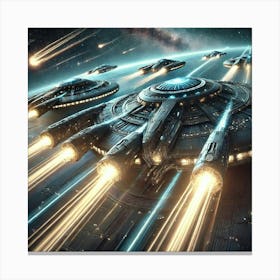 Hyperion Plasma Turrets Converted Canvas Print