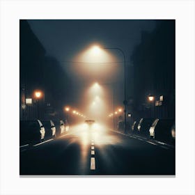 Street At Night Canvas Print