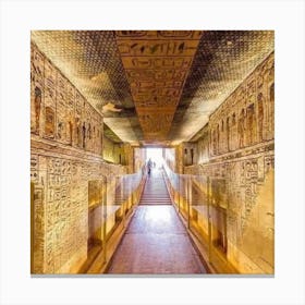 Egyptian Temple 30 Canvas Print