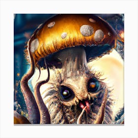 Octopus Monster Canvas Print