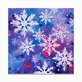 Snowflakes 1 Canvas Print