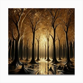 Dark Forest 22 Canvas Print