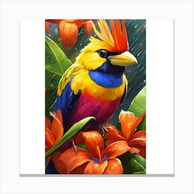 Colorful Bird 1 Canvas Print