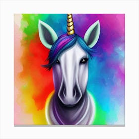 Unicorn Painting Canvas Print