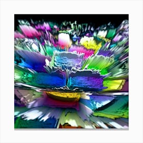 Abstract Flower 28 Canvas Print