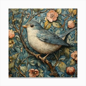 Bluebird Art Canvas Print