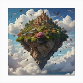 Island In The Sky 1 Canvas Print