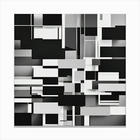 Abstract Squares Canvas Print