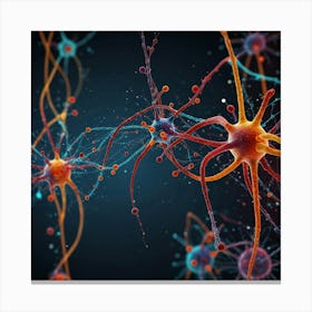 Neural Nexus Canvas Print