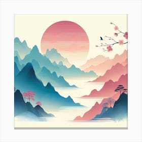 Asian Landscape 21 Canvas Print