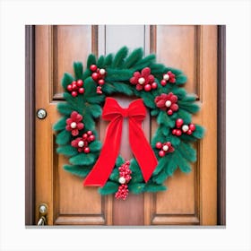 Christmas Wreath 2 Canvas Print