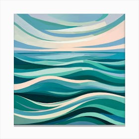 Ocean Waves 52 Canvas Print