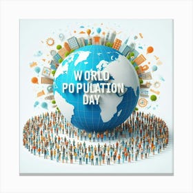 World Population Day Canvas Print