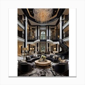 Hotel Lobby Canvas Print