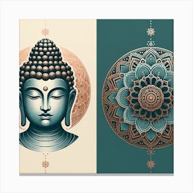 Buddha Mandala 1 Canvas Print