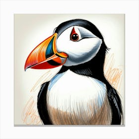 Puffin 10 Canvas Print