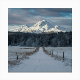 Scotland In Winter Canvas Print