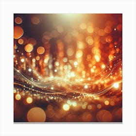 Abstract Light Bokeh Background Canvas Print