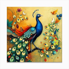 Peacock 1 Canvas Print