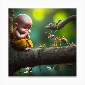 Ant Baby Canvas Print