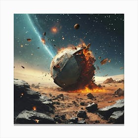 Space Explosion Canvas Print