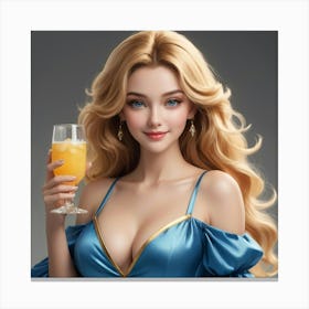 Sexy Blonde 23 Canvas Print