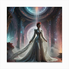 Alien Queen Of The Night Canvas Print