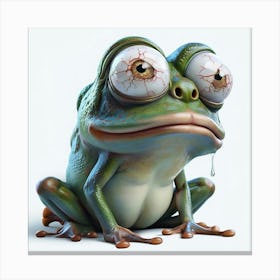 Frog-gy Canvas Print