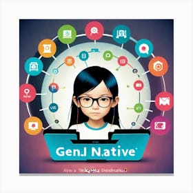 Geni Native Canvas Print