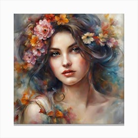Flower Girl 2 Canvas Print